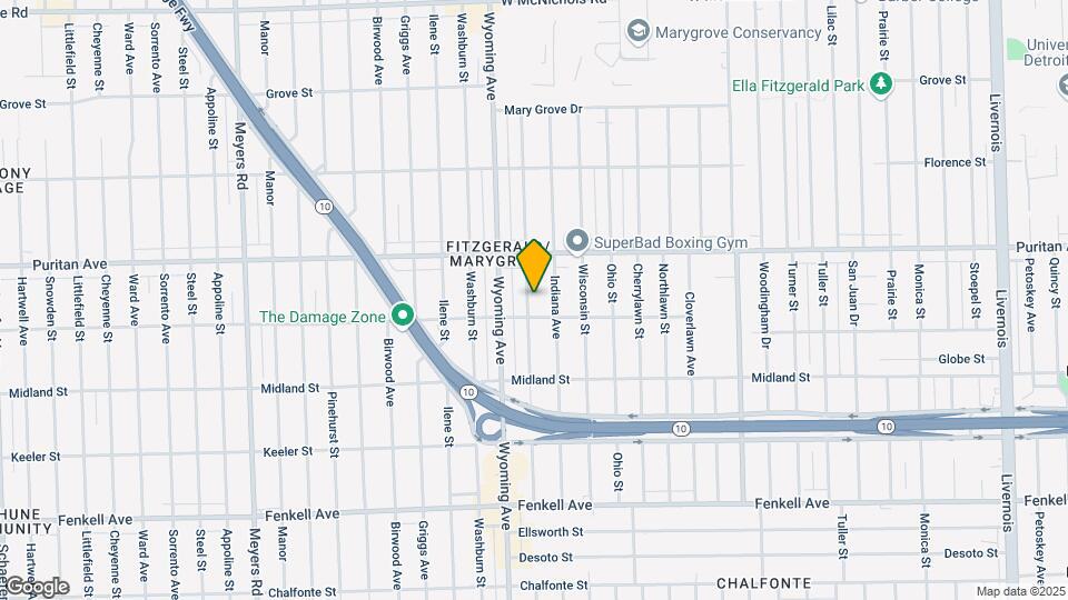 15832 Kentucky St Map and Location Details