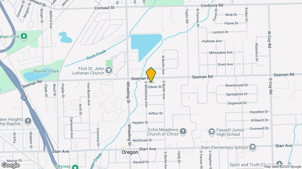 2715 Edwin St Map and Location Details