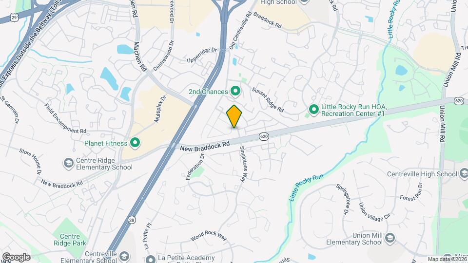 6128 Hoskins Hollow Cir Map and Location Details