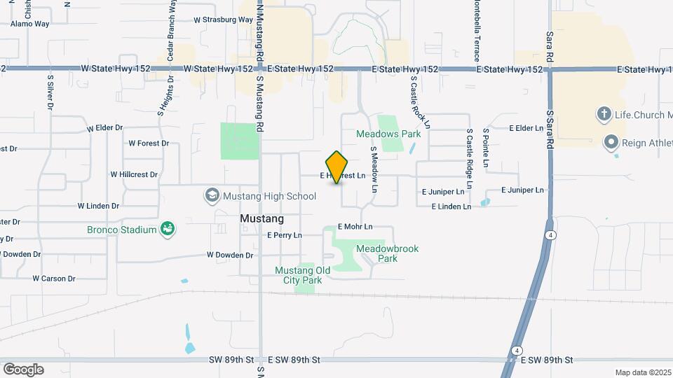713 S Brookview Ln Map and Location Details