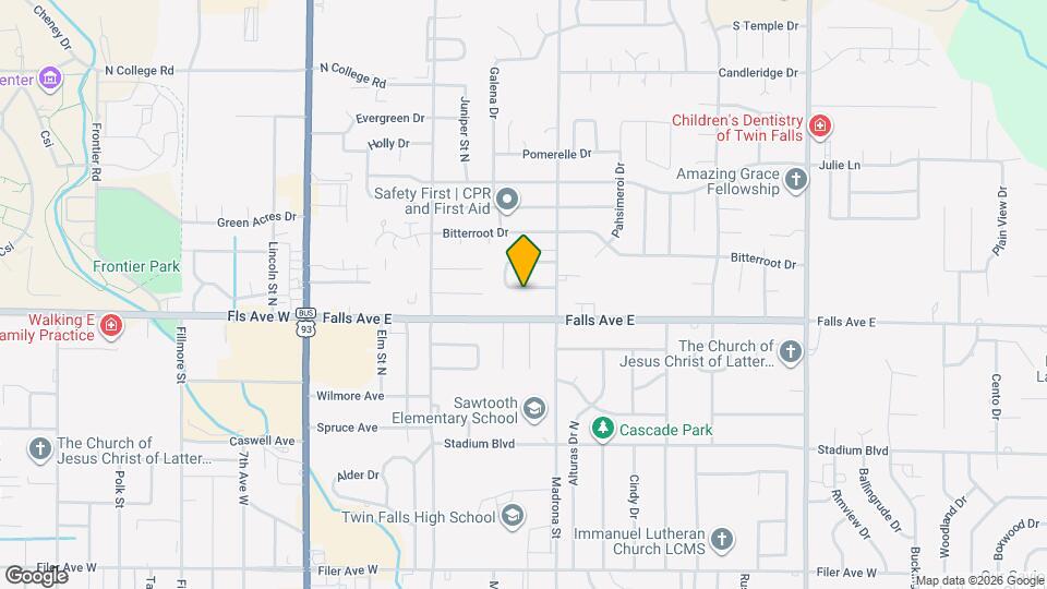 1722 Dora Dr S Map and Location Details