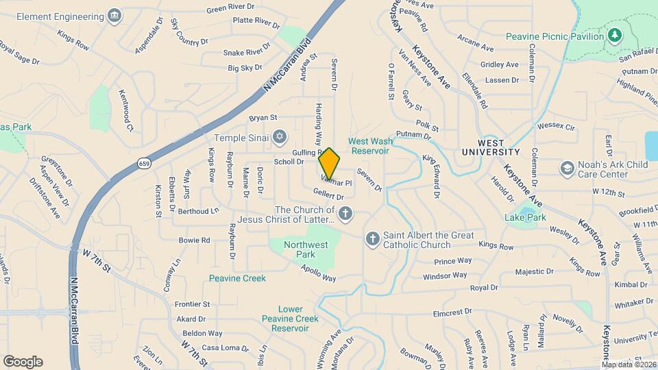 2580 Valmar Pl Map and Location Details