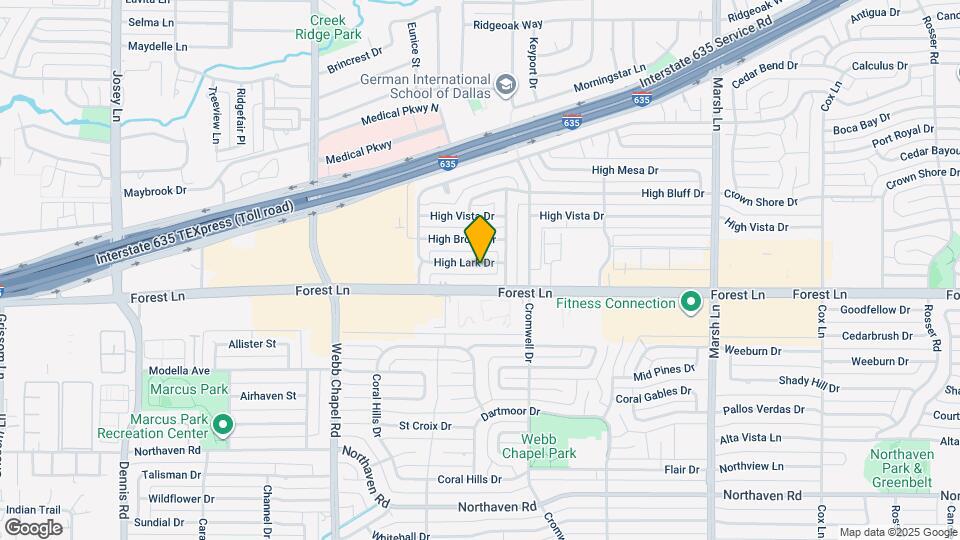 3320 High Lark Dr Map and Location Details