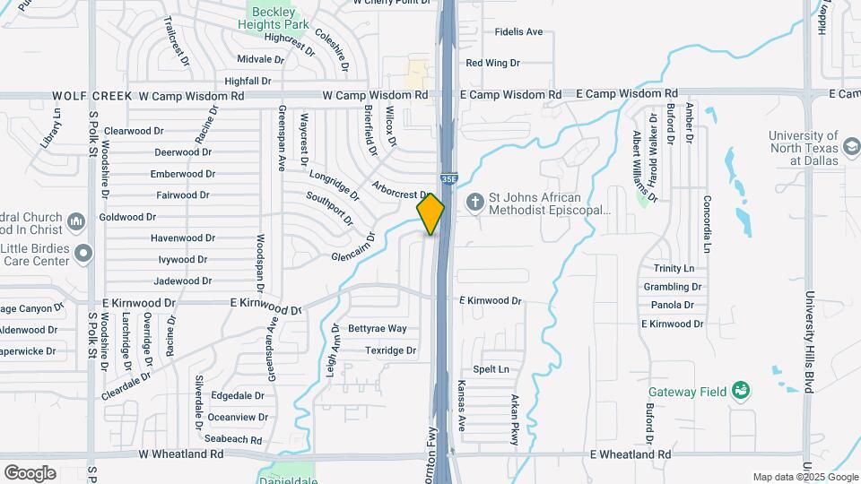 7610 Texridge Dr Map and Location Details