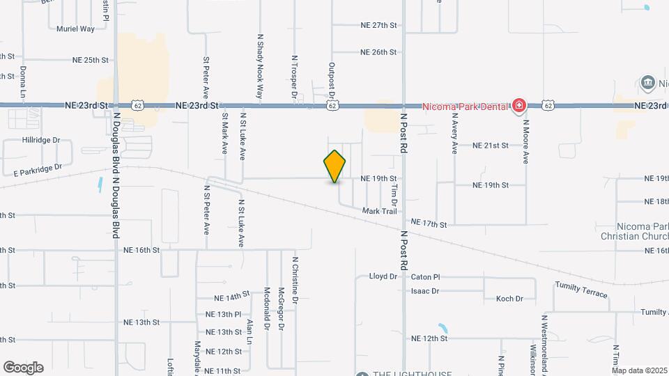 1821 Mark Trail Map and Location Details