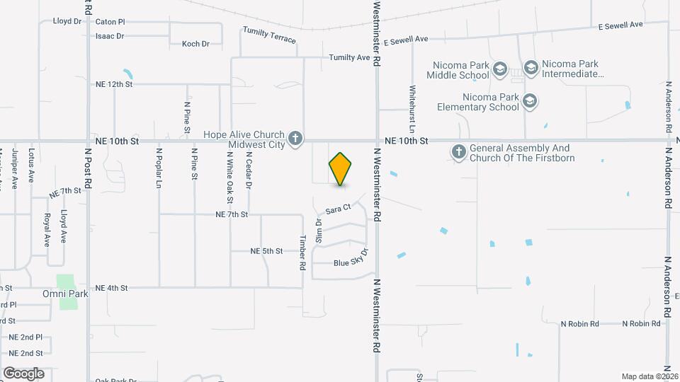 805 Hallow Oak Ct Map and Location Details