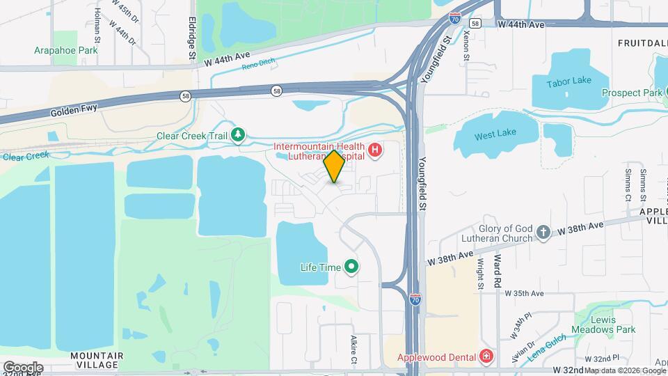 Clear Creek Crossing Mapa y Detalles de la Ubicación