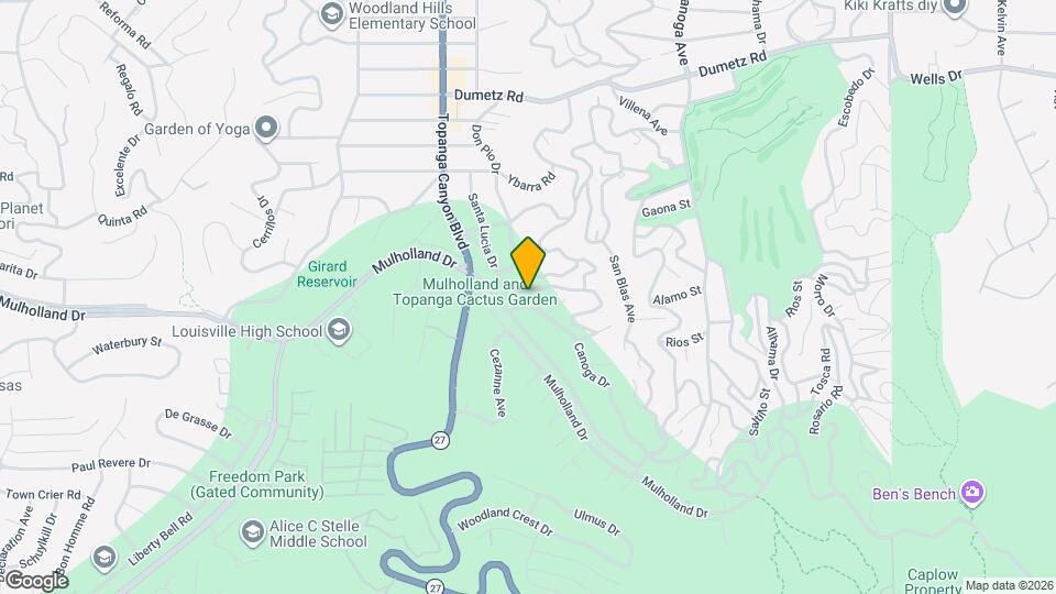 4529 Don Pio Dr Map and Location Details