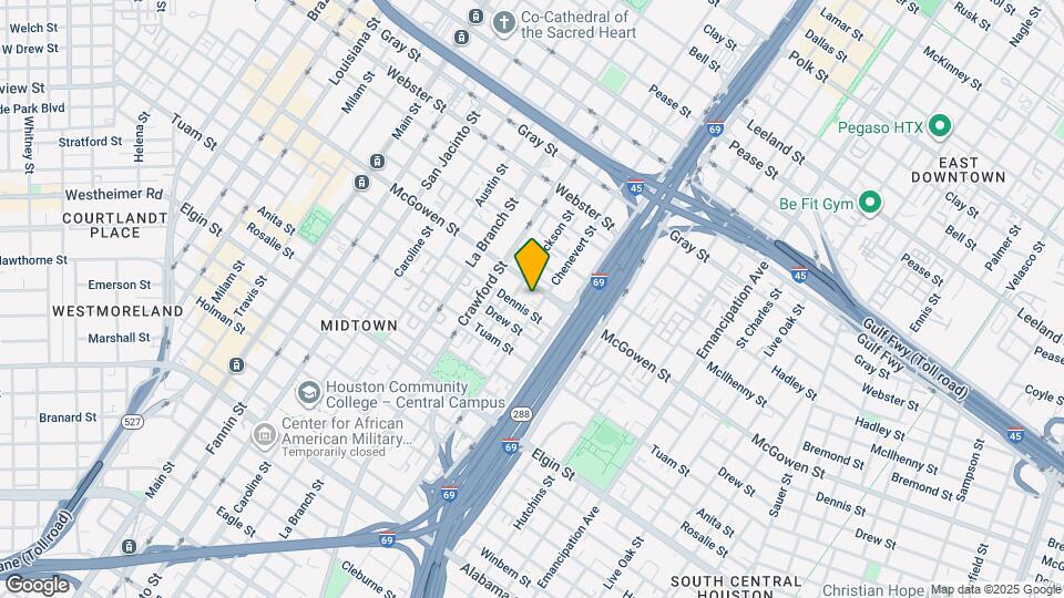 2614 Chenevert St Map and Location Details