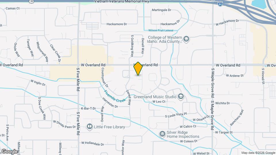 1715 S Watersilk Pl Map and Location Details