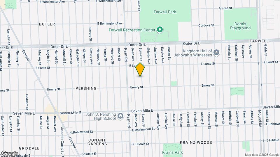 19363 Sunset St Map and Location Details