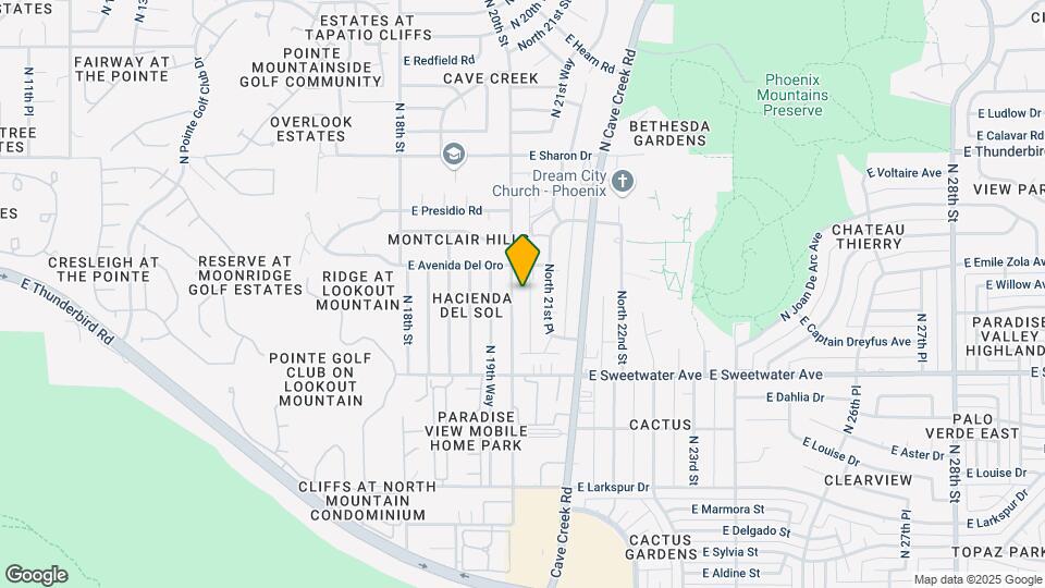 13223 N 20th St Mapa y Detalles de la Ubicación