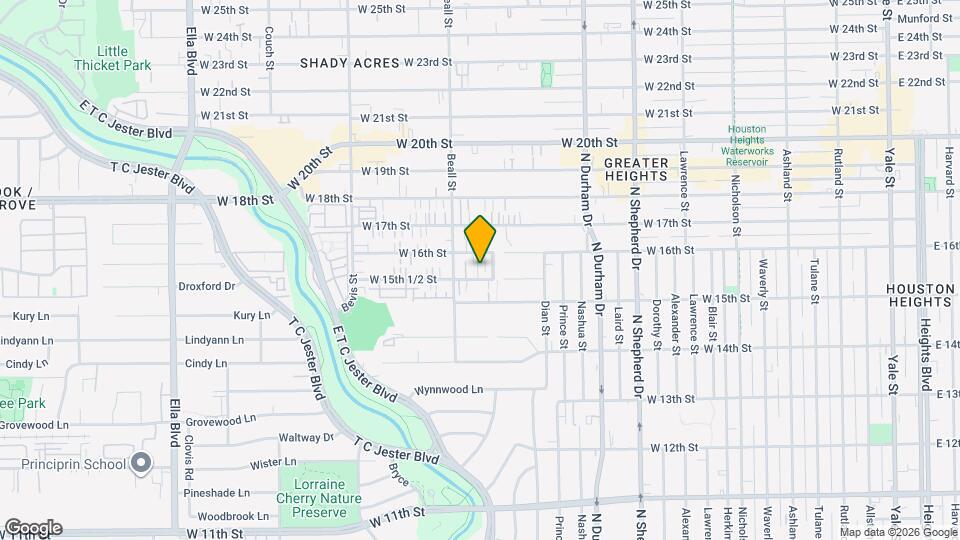 1025 W 15th 1/2 St Map and Location Details