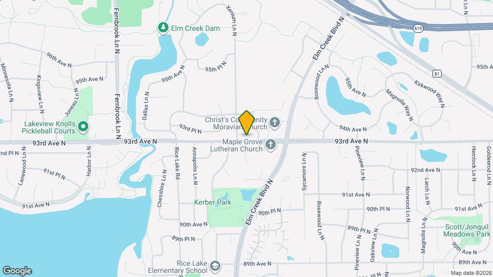 13442 93rd Ave N Map and Location Details