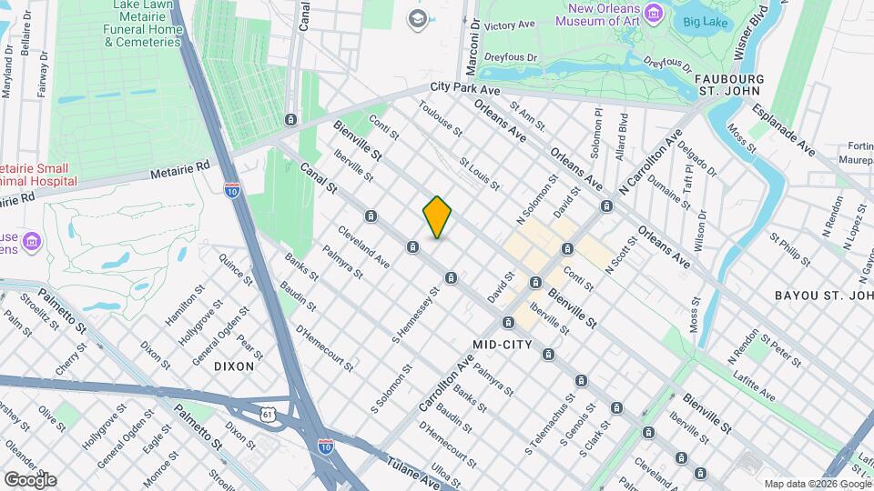 123 N Alexander St Map and Location Details