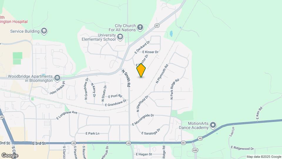 800 N Smith Rd Map and Location Details