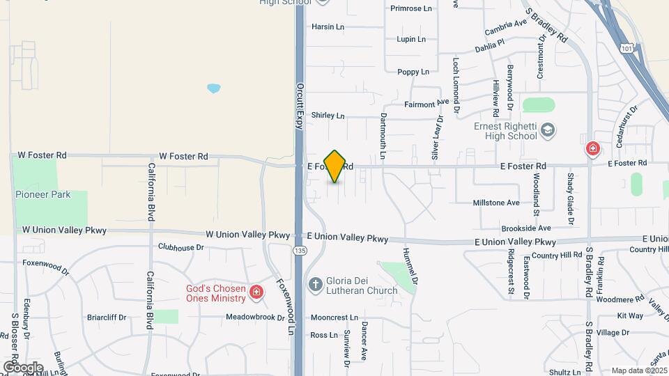 224 E Foster Rd Map and Location Details
