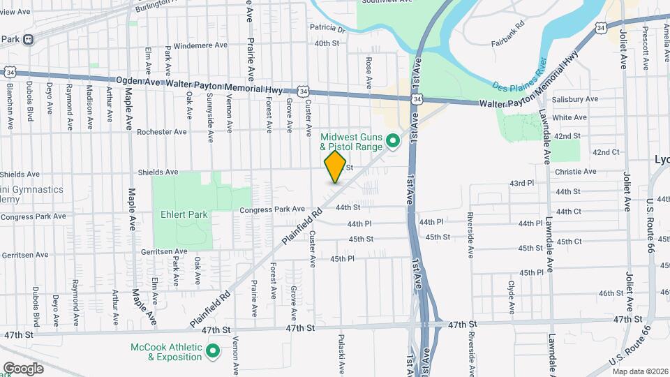 8718 Plainfield Rd Mapa y Detalles de la Ubicación
