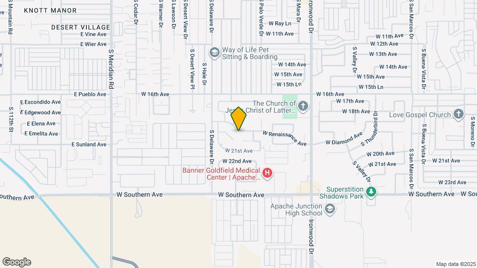 2117 W Renaissance Ave Map and Location Details