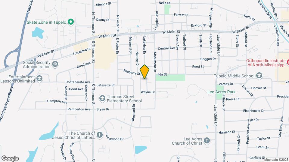 407 Lakeview Dr Map and Location Details
