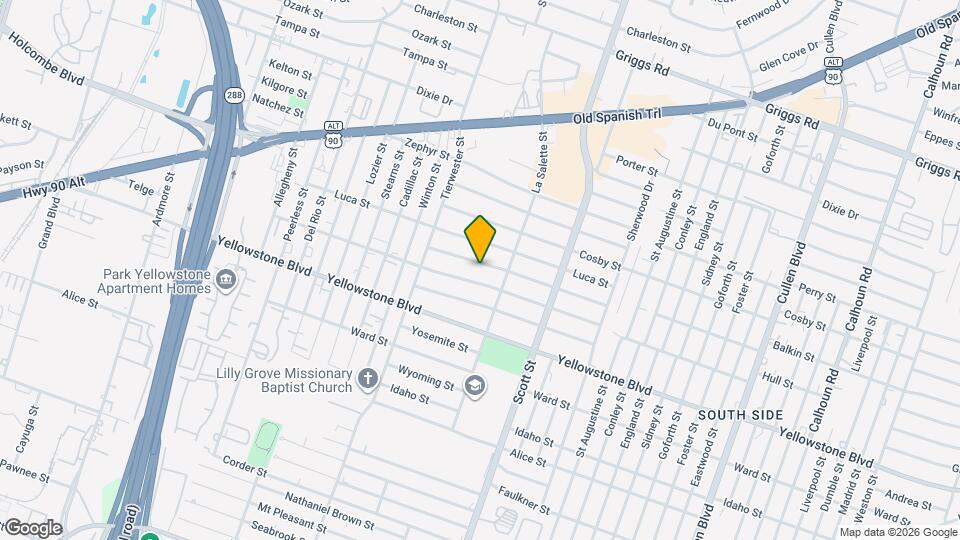 3714 Florinda St Map and Location Details
