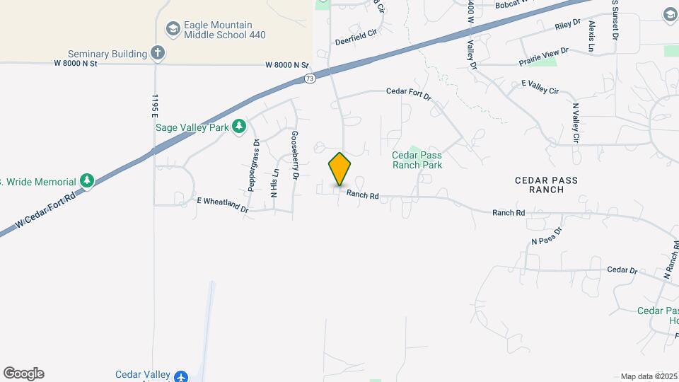 1246 E Ranch Rd Map and Location Details