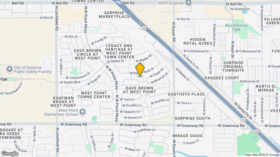 16003 N Lasso Dr Mapa y Detalles de la Ubicación