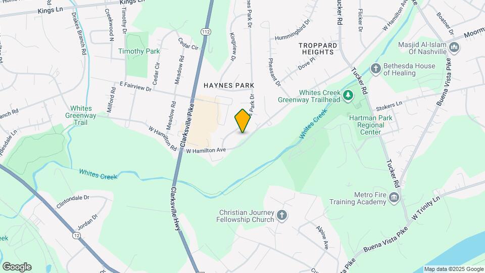 3428 W Hamilton Ave Map and Location Details