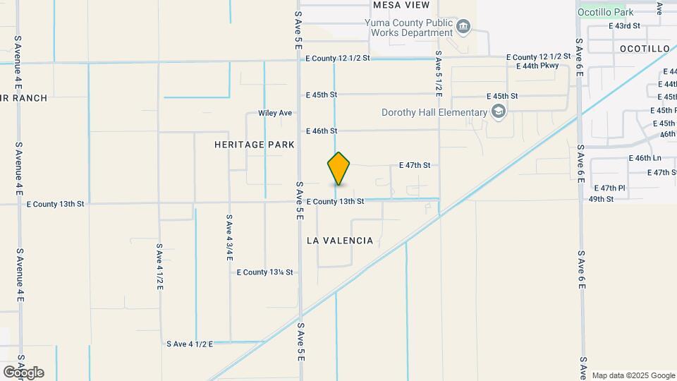 5212 E County 13th St Map and Location Details
