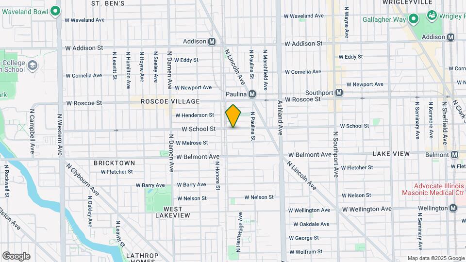 1745 W School St Map and Location Details