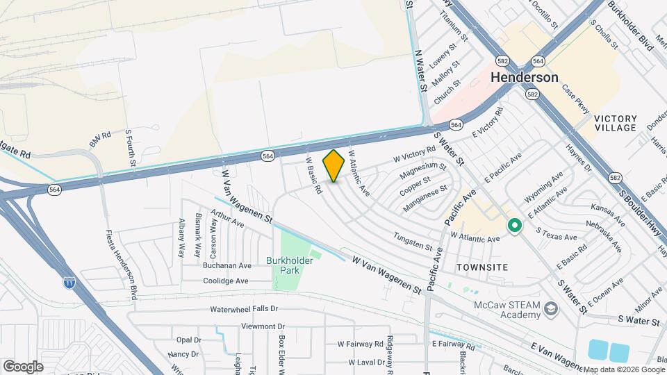 343 Tungsten St Map and Location Details