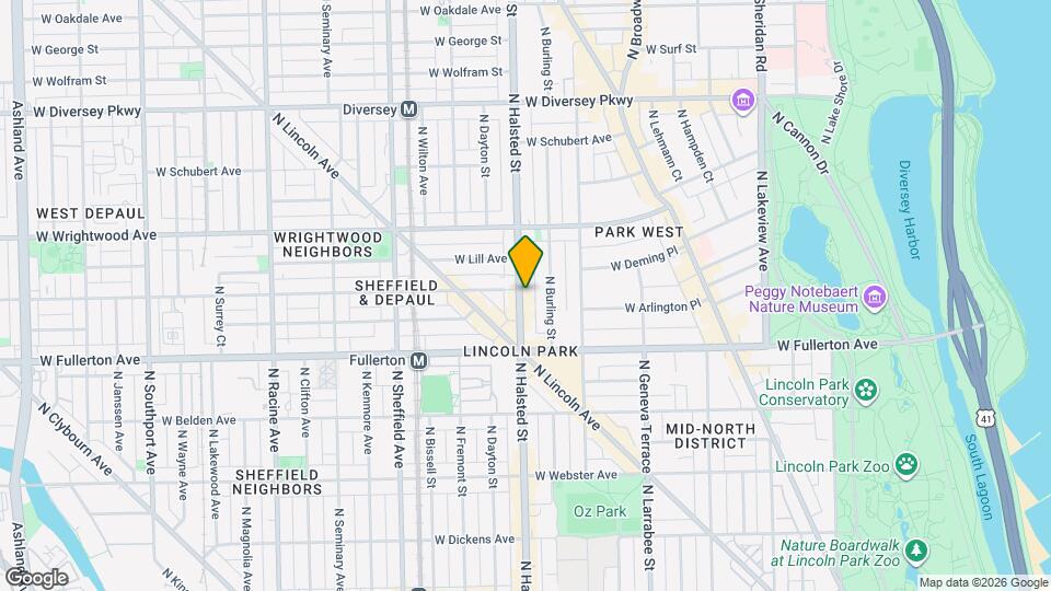 2457 N Halsted St Map and Location Details
