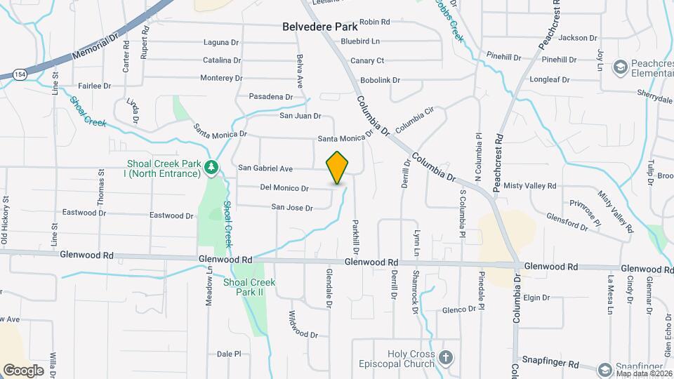 3715 Del Monico Dr Mapa y Detalles de la Ubicación
