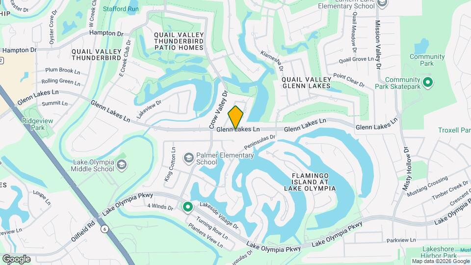 2703 Glenn Lakes Ln Map and Location Details