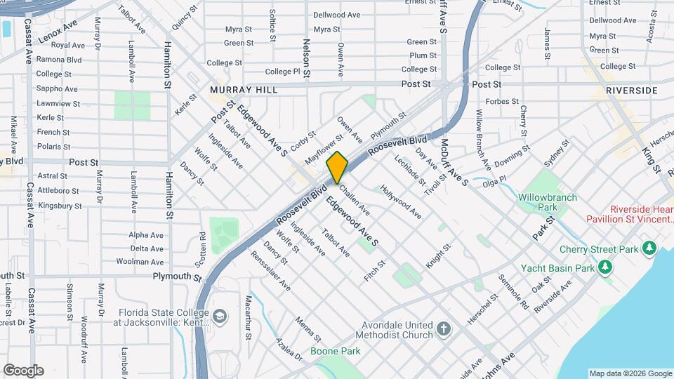 1218 Challen Ave Map and Location Details