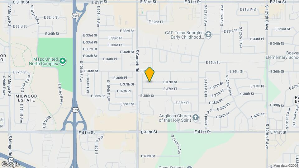 11502 E 37th St Map and Location Details