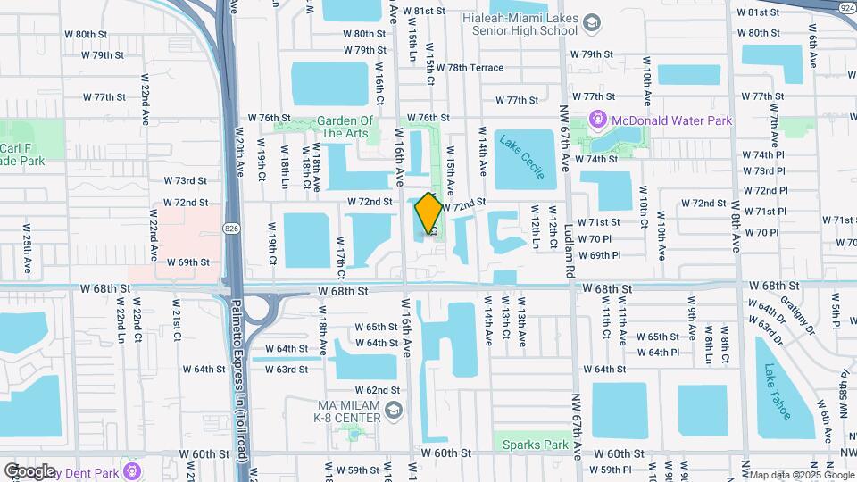 7000 W 15th Ct Map and Location Details