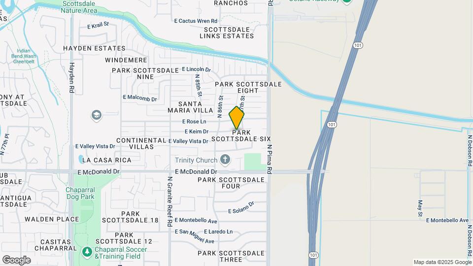 8637 E Keim Dr Map and Location Details