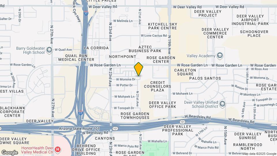 2106 W Monona Dr Mapa y Detalles de la Ubicación