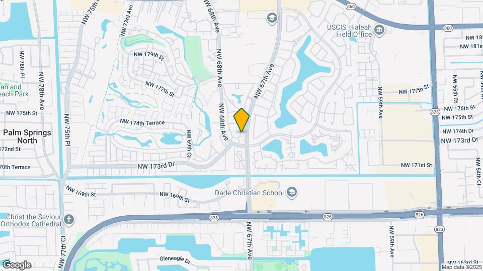17325 NW 67th Ct Map and Location Details