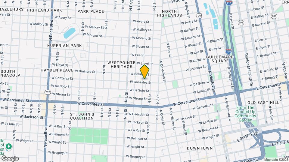 814 W Gonzalez St Map and Location Details