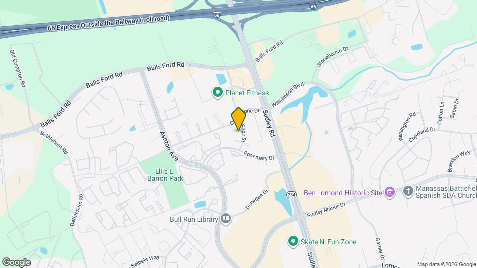 10811 Violet Ct Map and Location Details