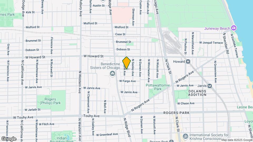2057 w birchwood ave, Unit B Map and Location Details
