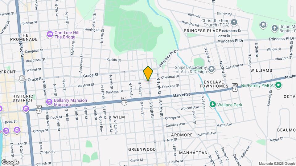 115 N 16th St Map and Location Details