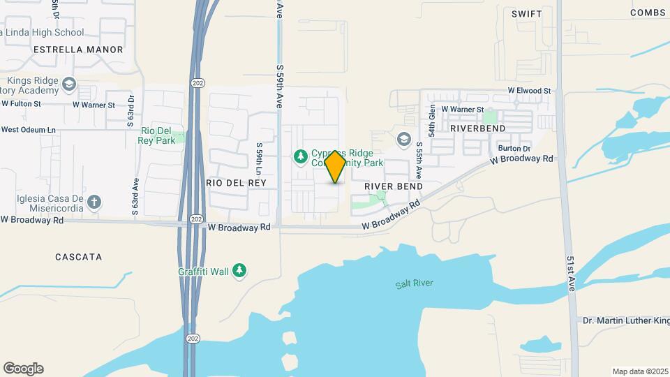 5719 W Encinas Ln Map and Location Details