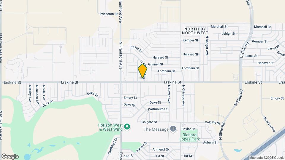 601 N Elkhart Ave-Unit -B Map and Location Details