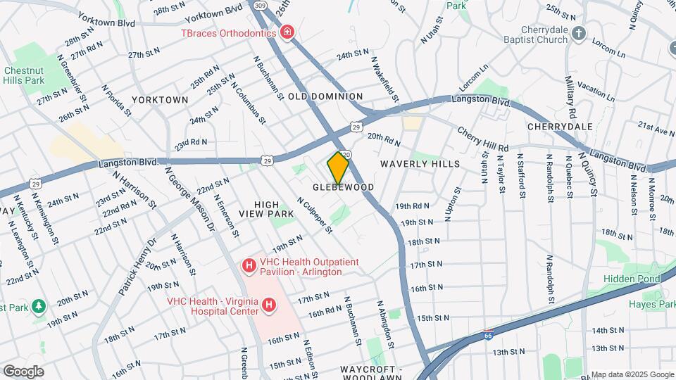 2051 N Brandywine St Map and Location Details