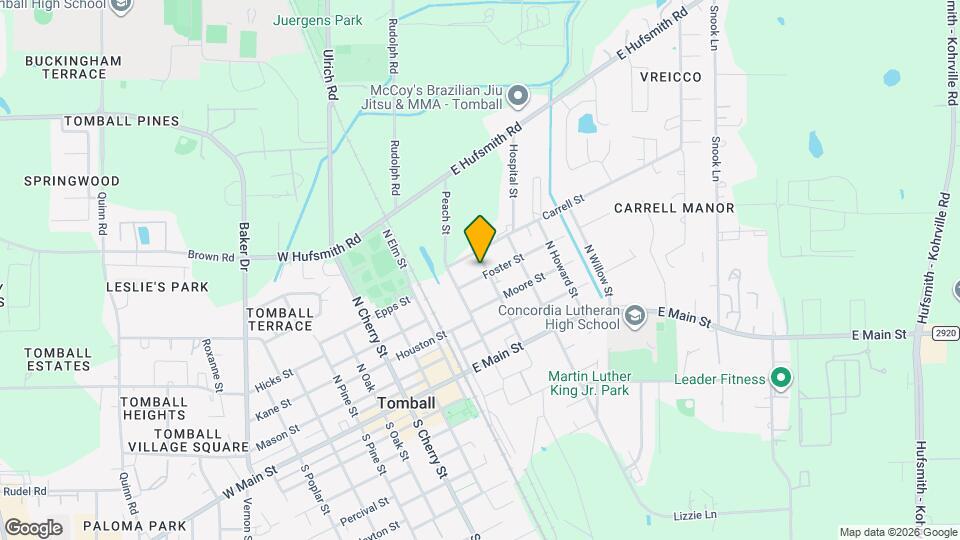 420 N Live Oak St Map and Location Details