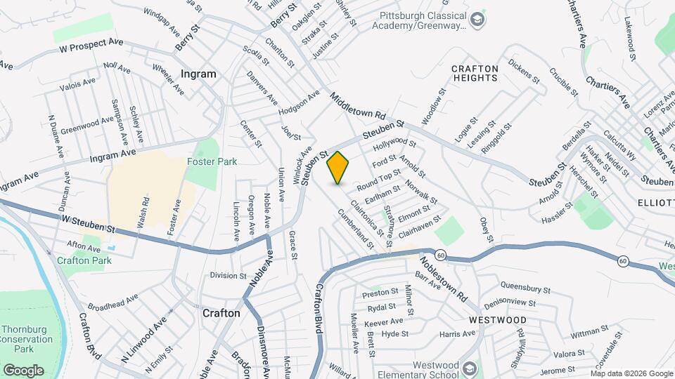 1635 Clairtonica St Map and Location Details