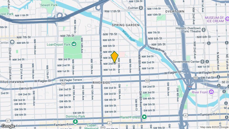1044 NW 2nd St Mapa y Detalles de la Ubicación